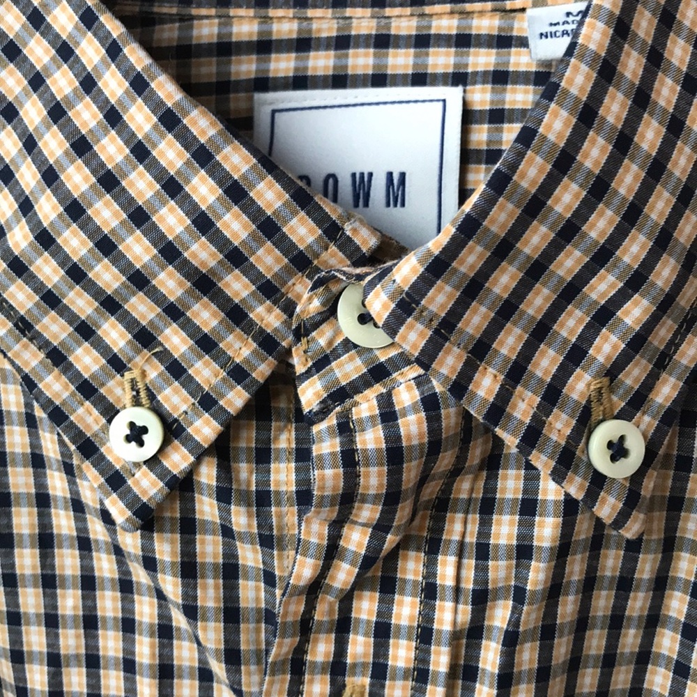 ROWM Long Sleeve Button Down Shirt -M